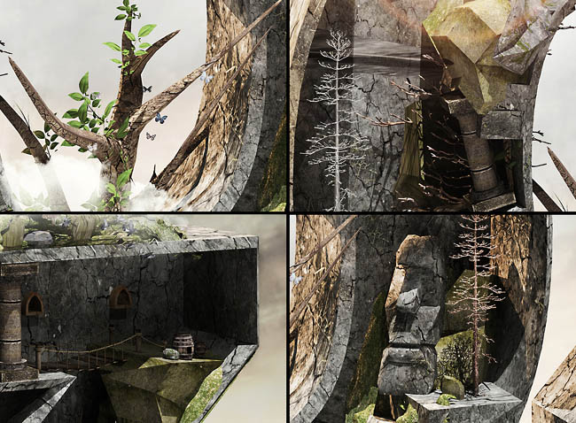巴西设计师tiago ilha创意3D立体字设计欣赏