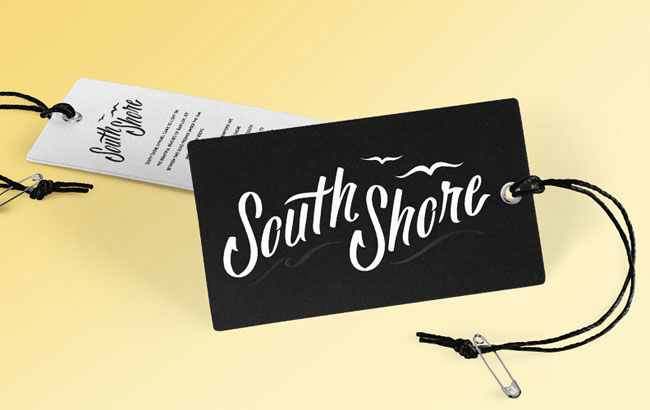 国外South Shore休闲服饰时尚字体设计欣赏