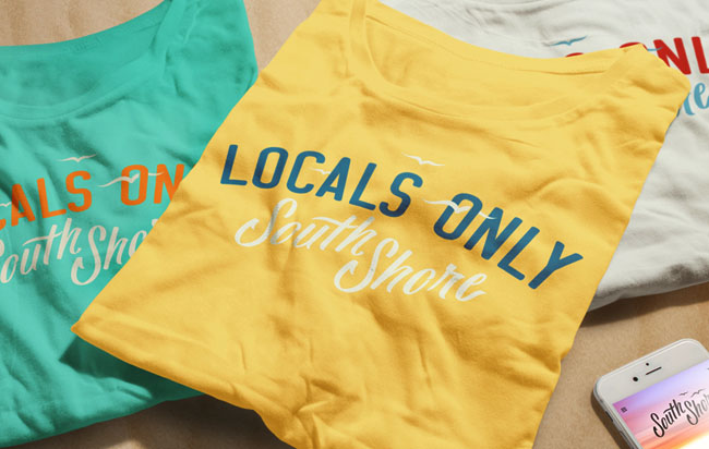 国外South Shore休闲服饰时尚字体设计欣赏