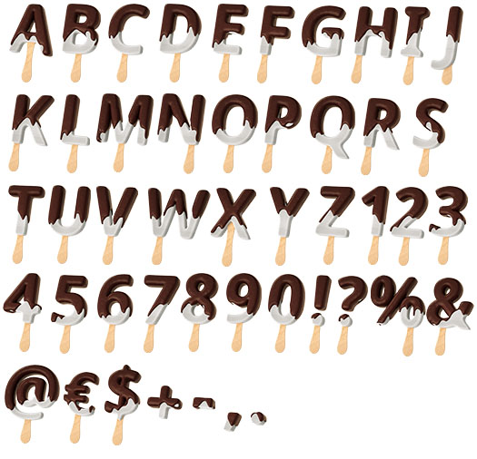 国外设计师HandMadeFont创意字体风格2（二）