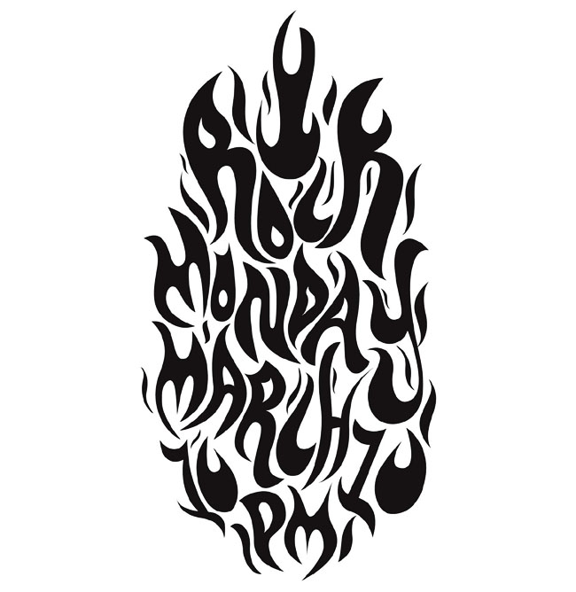 希腊Yiannis Mallis时尚手绘字体设计欣赏