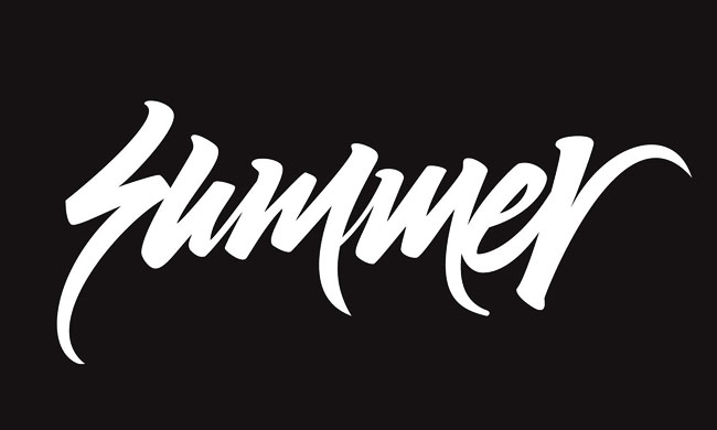 希腊yiannismallis时尚手绘字体设计欣赏