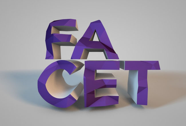 国外设计师Stuart Wade创意3D立体字设计作品（一）