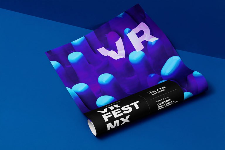 墨西哥VR Fest虚拟现实体验节视觉形象设计 墨西哥VR Fest虚拟现实体验节视觉形象设计