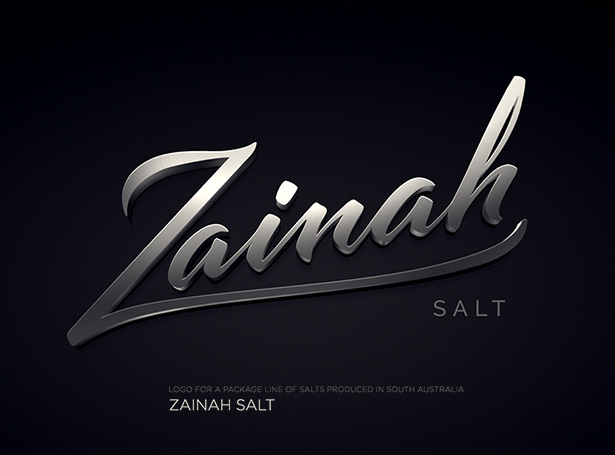 Pavel Zertsikel 3D效果Logo和字体设计