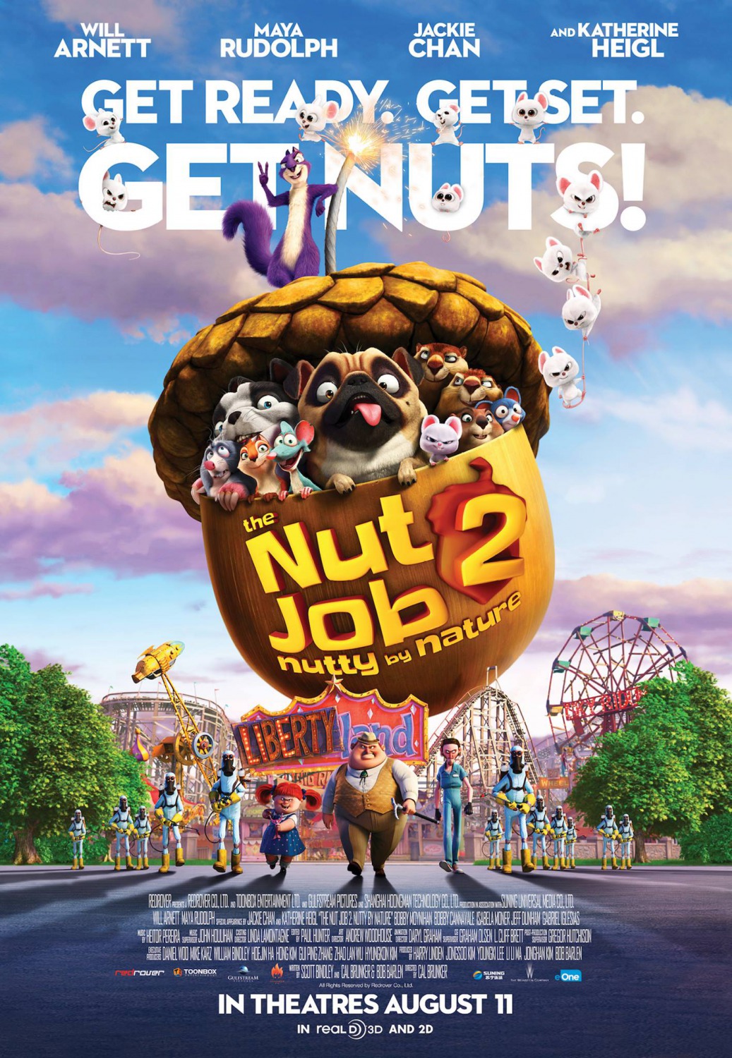 电影海报欣赏:抢劫坚果店2 The Nut Job 2: Nutty by Nature 电影海报欣赏:抢劫坚果店