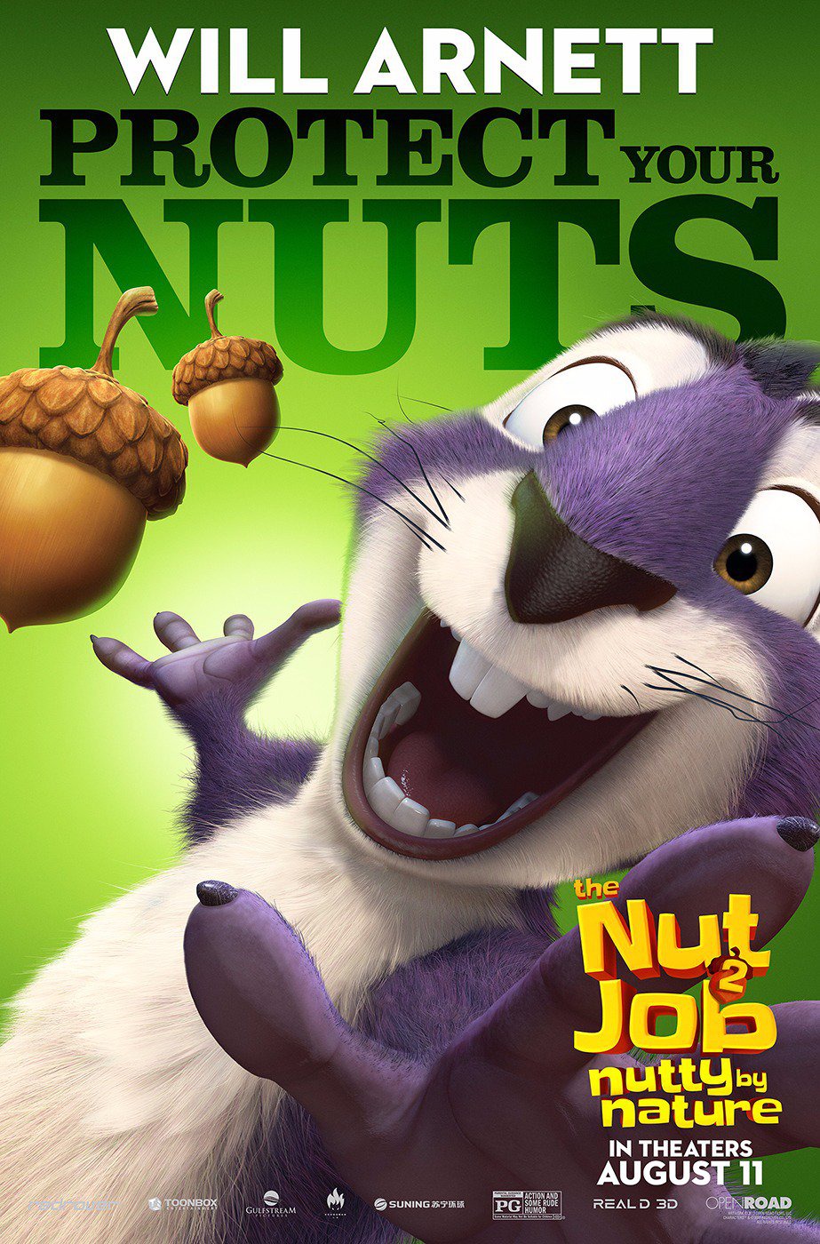 电影海报欣赏:抢劫坚果店2 The Nut Job 2: Nutty by Nature 电影海报欣赏:抢劫坚果店