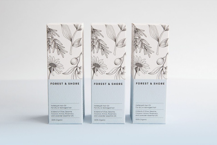 Forest & Shore护肤品包装设计 Forest & Shore护肤品包装设计