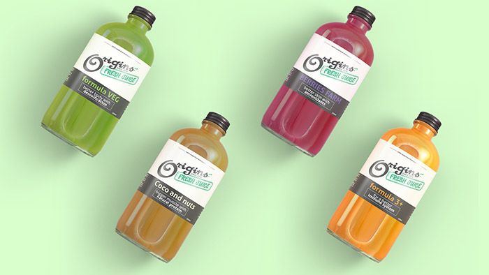 Origins Fresh Juice果汁包装设计