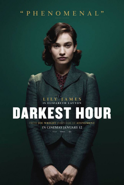 电影海报欣赏:至暗时刻 Darkest Hour 精美电影海报设计作品欣赏