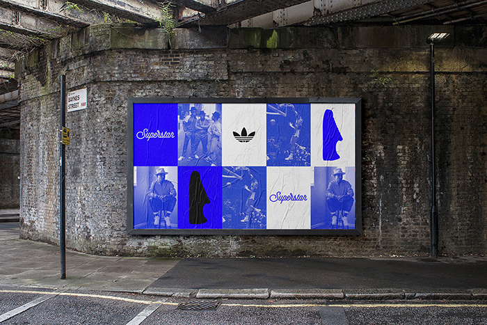Adidas Superstar 50周年纪念版包装和视觉设计