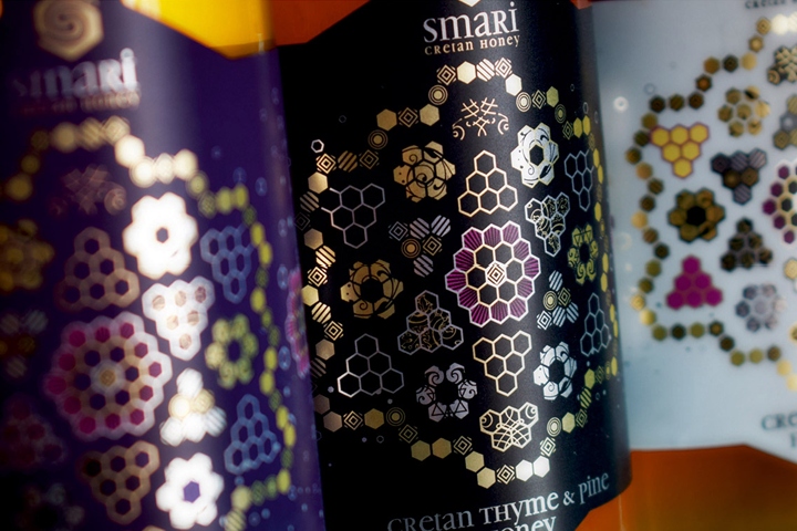 Smari Cretan蜂蜜包装设计