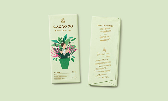 Cacao 70巧克力包装设计