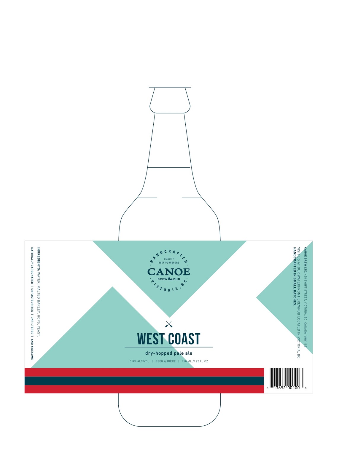 Canoe Brewpub啤酒包装设计