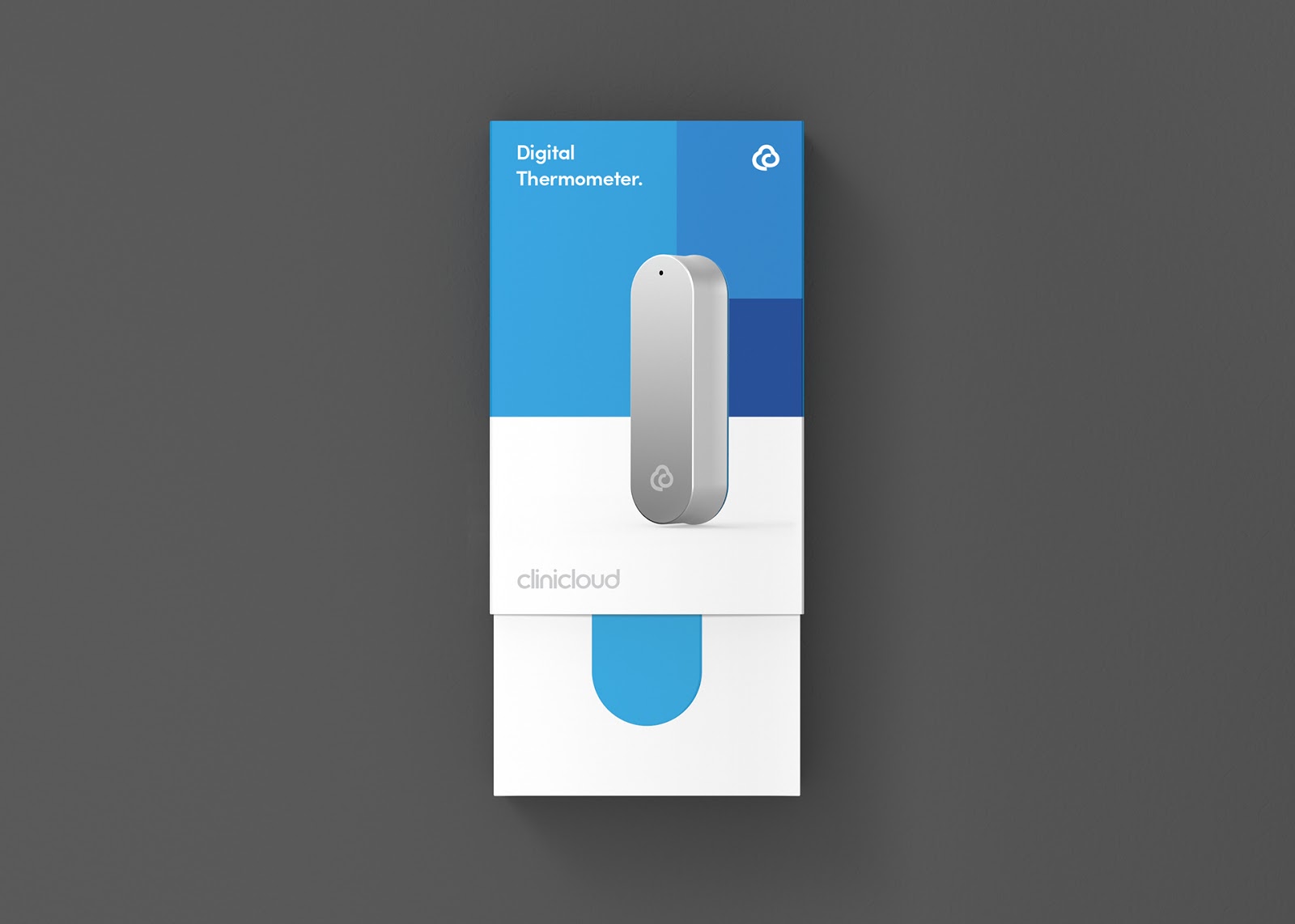 CliniCloud智能听诊器和体温计包装设计