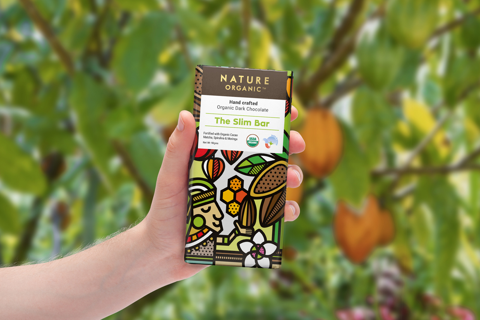Nature Organic手工巧克力包装设计