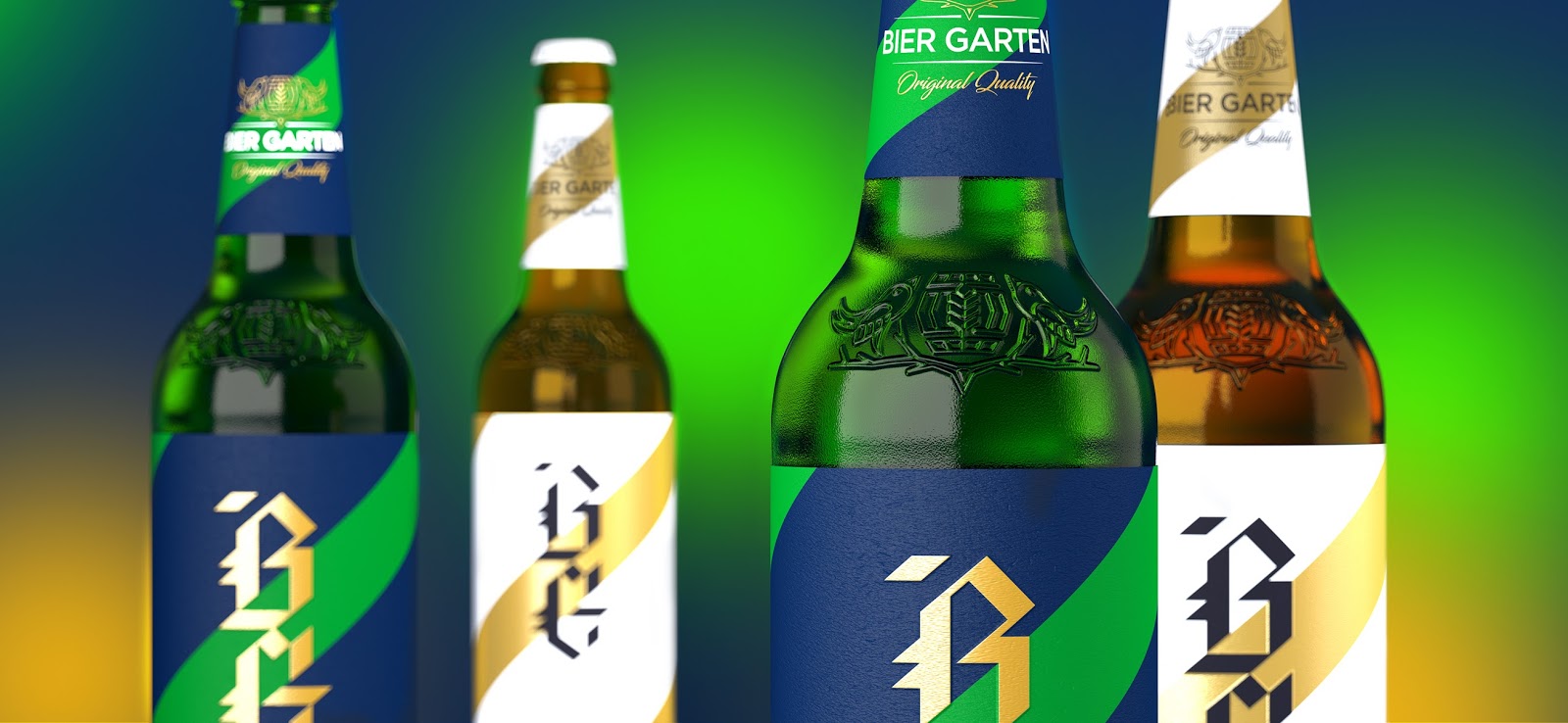 Bier Garten啤酒包装设计