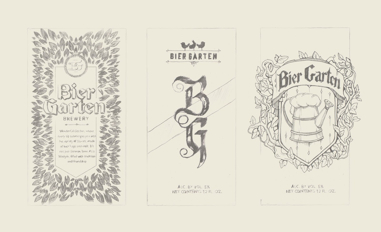 Bier Garten啤酒包装设计