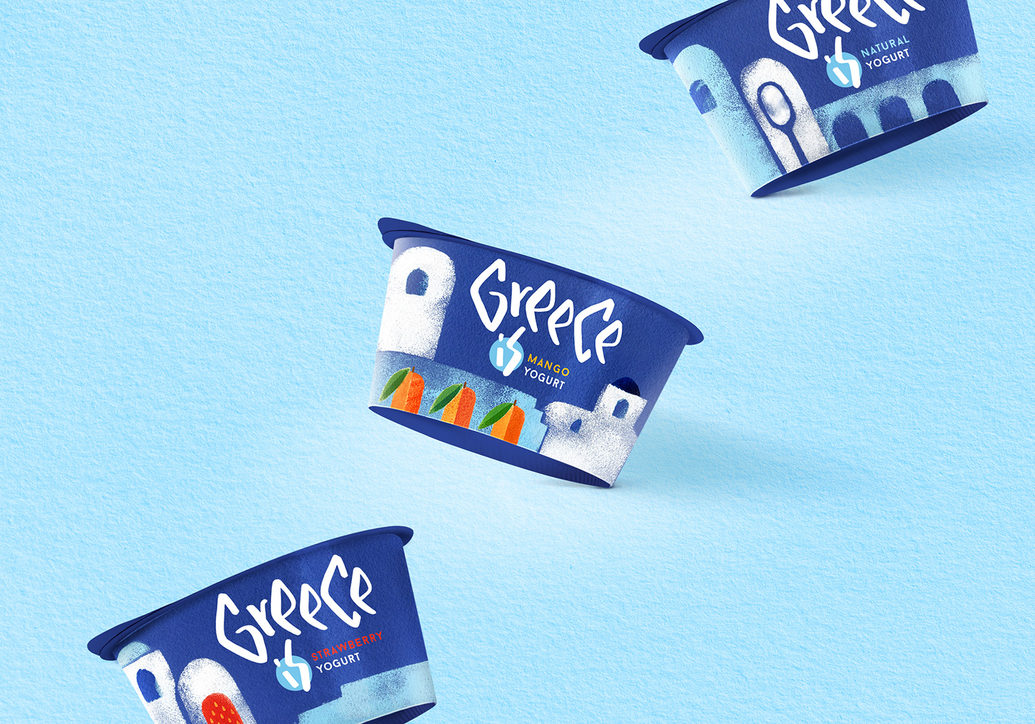 希腊风情的Greece is食品包装设计 希腊风情的Greece is食品包装设计