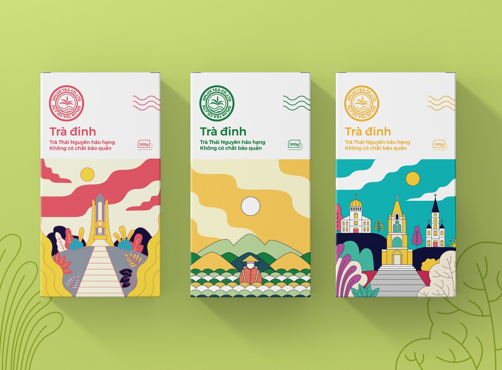 Tra Dinh茶包装设计