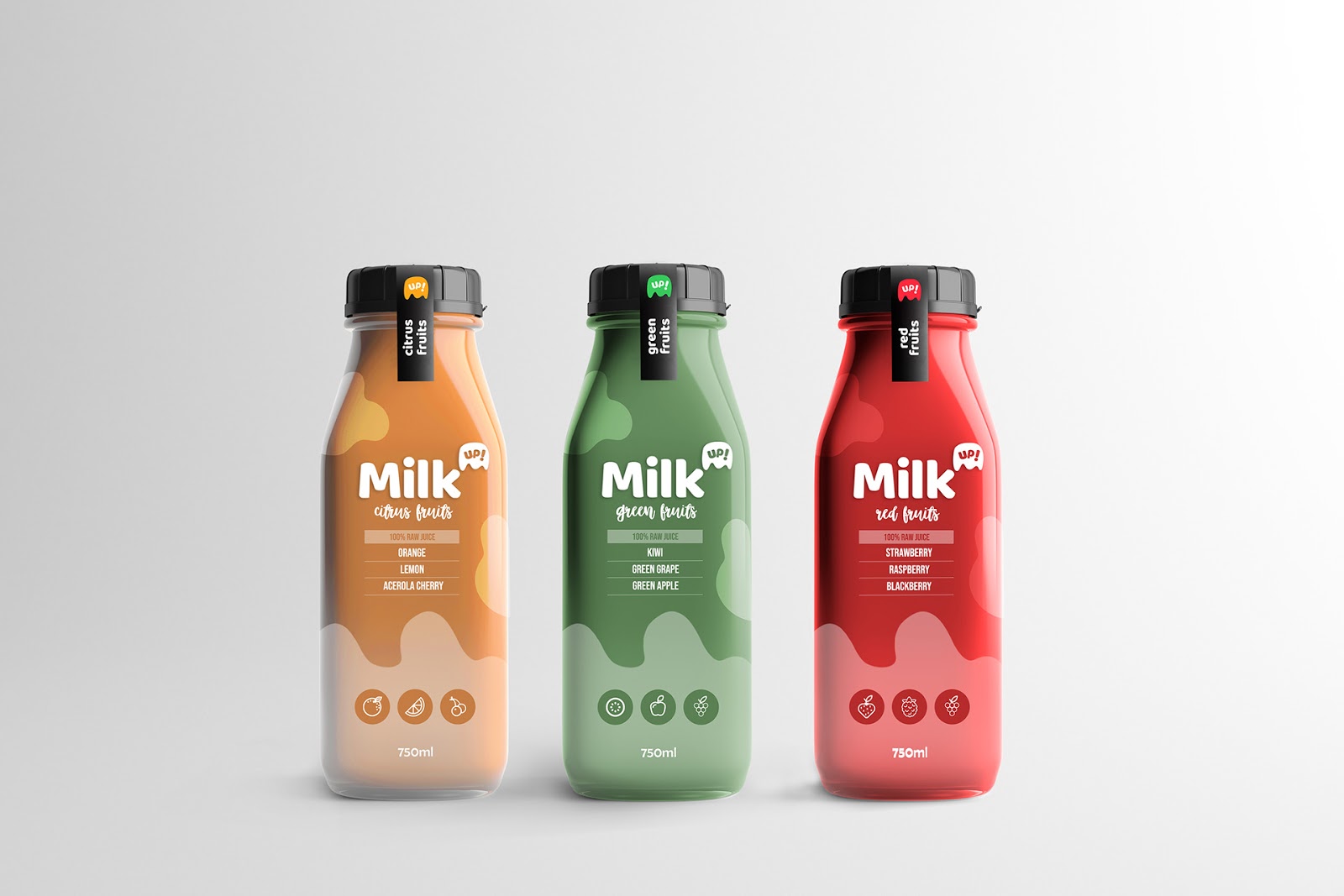 MilkUp!牛奶包装设计
