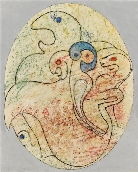 马克斯·恩斯特《内部视图系列》1929年.jpg 浅析超现实主义的“达·芬奇”:马克斯·恩斯特《内部视图》
