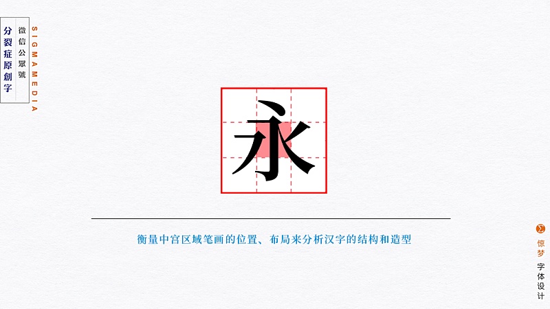 7.jpg 设计中的中宫指什么?不懂这个谈字体结构和造型都白搭