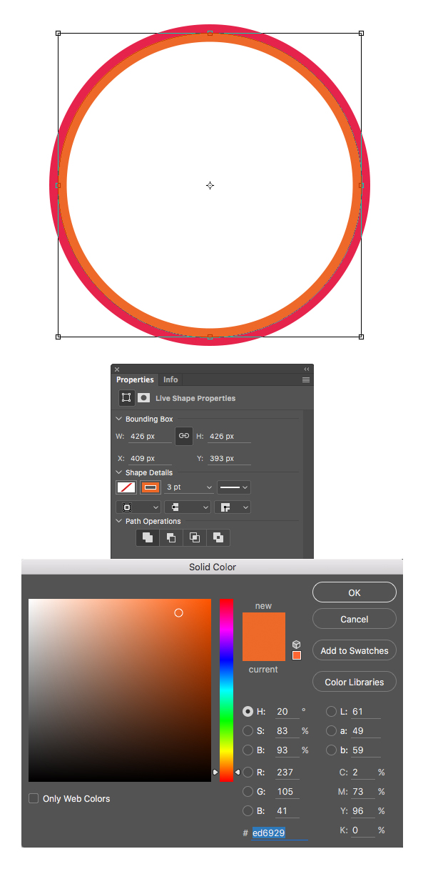 手把手教你绘制一组扁平化的天气图标设计