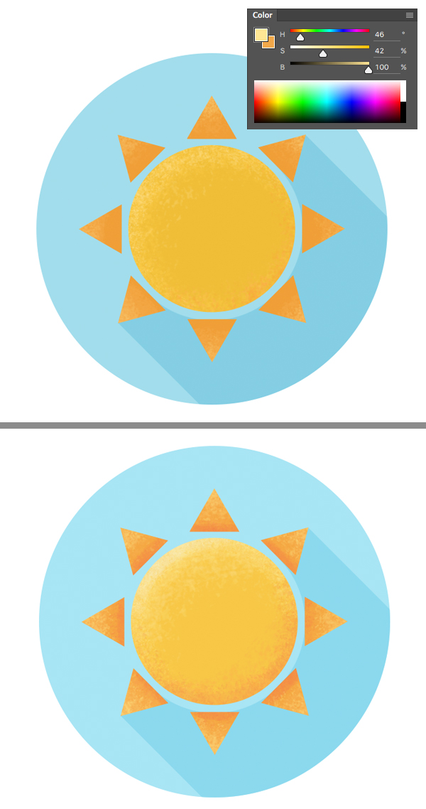 手把手教你绘制一组扁平化的天气图标设计