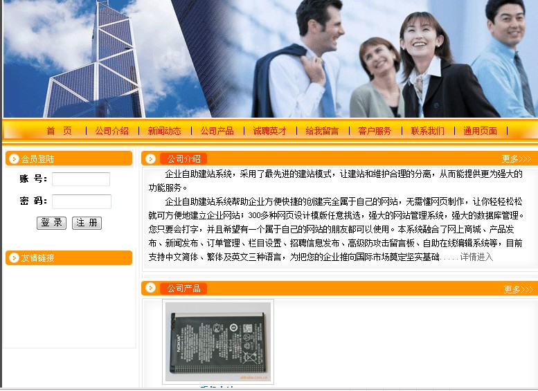 公司企业网站方案